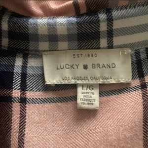 Lucky brand flannel.